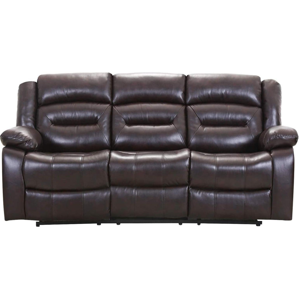 Gray 3 Seat Home Theater Recliner Sofa Set For Living Room-0